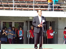 浜田香川県知事の挨拶の写真